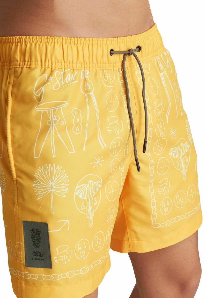 G-STAR RAW DIRIK FUNGUS SWIM SHORTS