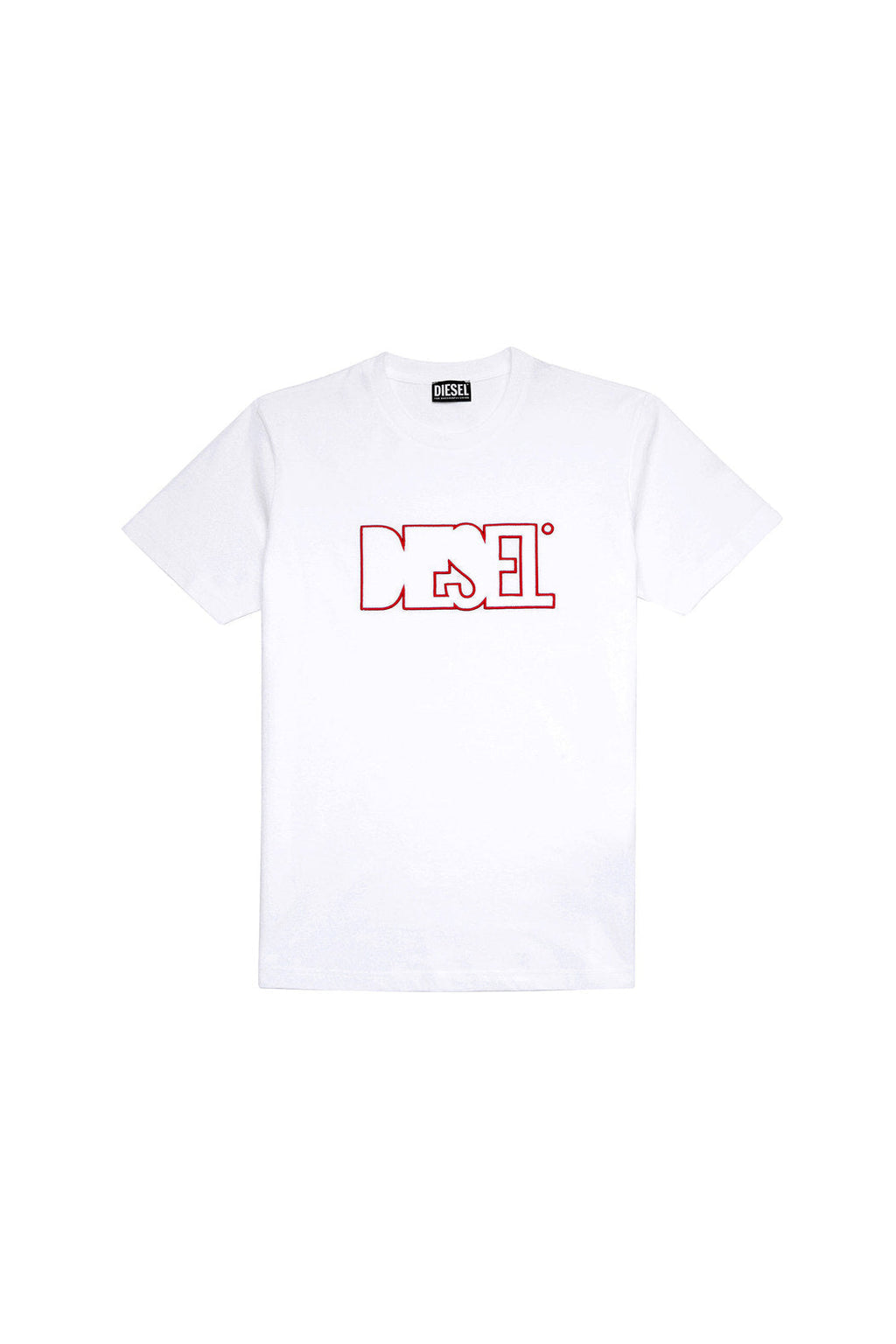 DIESEL GREEN LABEL T-SHIRT WITH FLEECE PATCH