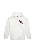 DIESEL HOODIE WITH VARSITY FELT PATCHES