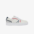 LACOSTE MEN'S L001 LEATHER TRAINERS