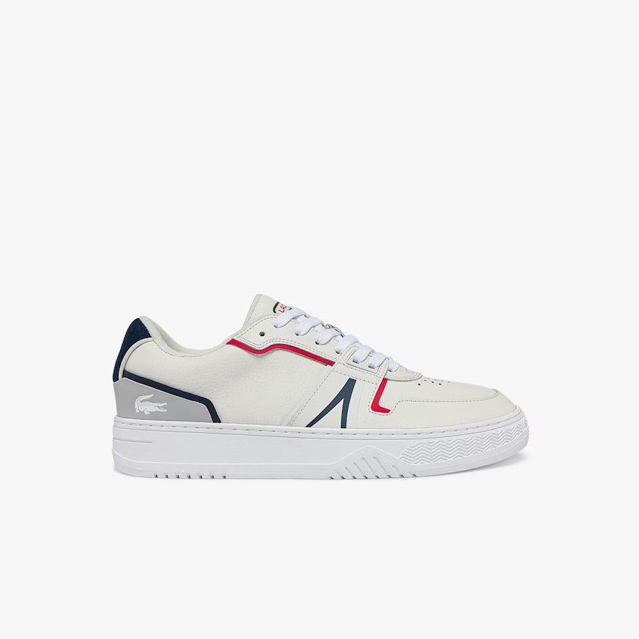 LACOSTE MEN'S L001 LEATHER TRAINERS