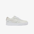 LACOSTE MEN'S L001 LEATHER TRAINERS