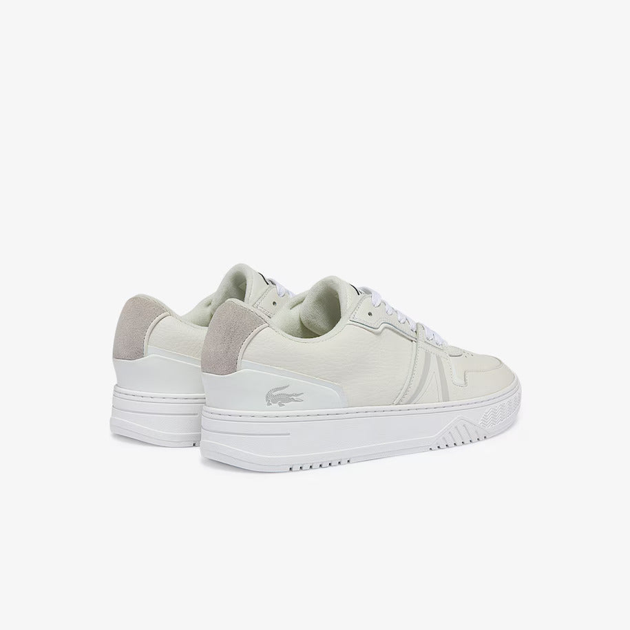 LACOSTE MEN'S L001 LEATHER TRAINERS