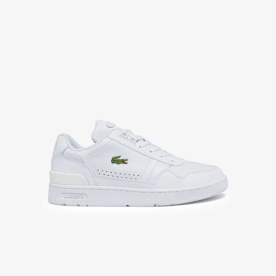 LACOSTE MEN'S T-CLIP LEATHER AND SYNTHETIC TRAINERS
