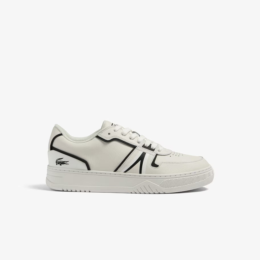 LACOSTE MEN'S L001 BASELINE LEATHER TRAINERS