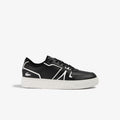 LACOSTE MEN'S L001 BASELINE LEATHER TRAINERS