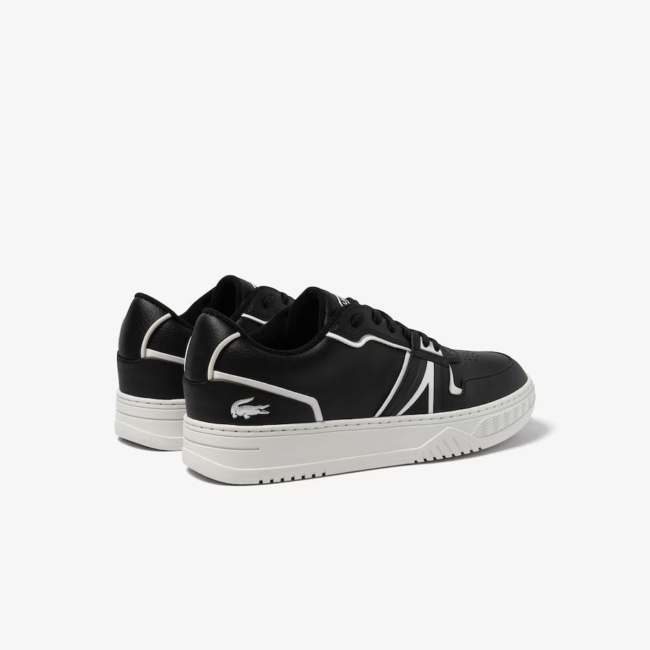 LACOSTE MEN'S L001 BASELINE LEATHER TRAINERS