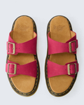 DR. MARTENS JOSEF SLIDE PINK NUBUCK