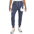 NIKE SPORTSWEAR SWOOSH MEN'S SEMI-BRUSHED NAVY/WHITE PANTS