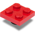 4LW Lego Red Tile 2x2 Jibbitz