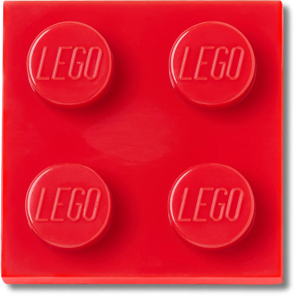 4LW Lego Red Tile 2x2 Jibbitz