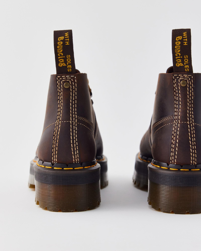 DR. MARTENS CHURCH QUAD AZTEC CRAZY HORSE BROWN