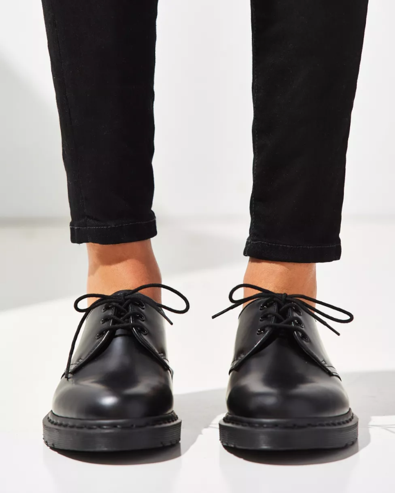 DR. MARTENS 1461 BLACK SMOOTH MONO
