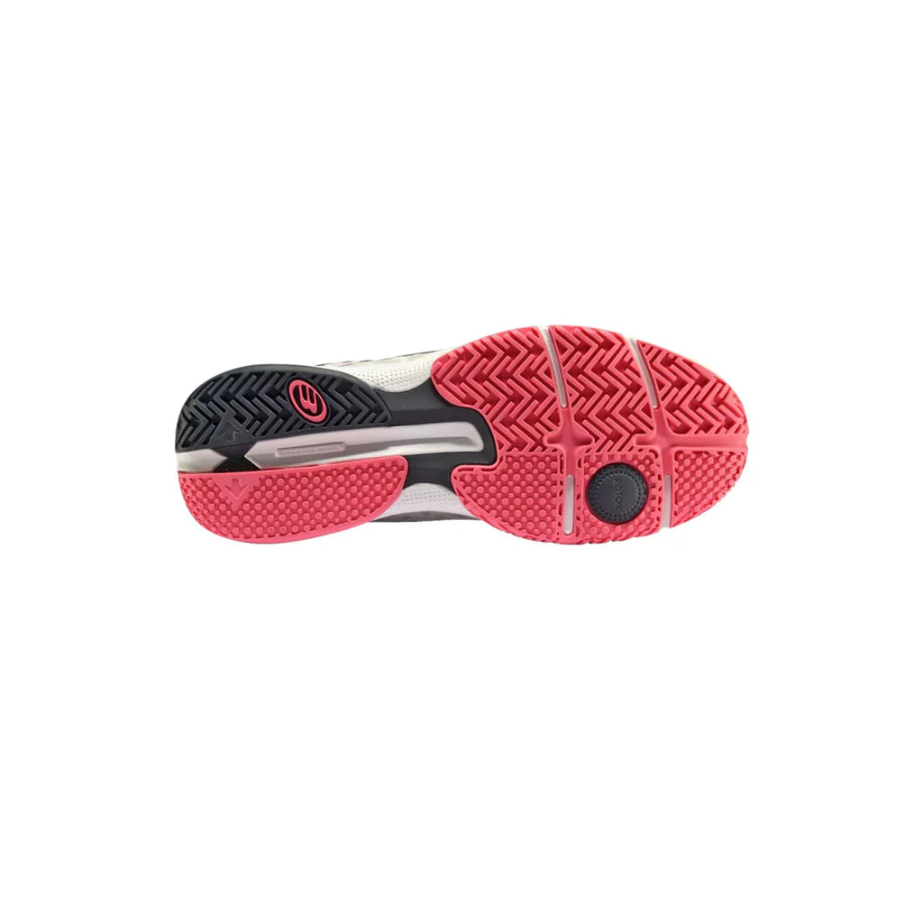 Women's Flow 24I - White and Black with Pink accents.