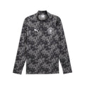 Puma Manchester City Warm Up 1/4 Zip Top  Black-Flat Dark Gray