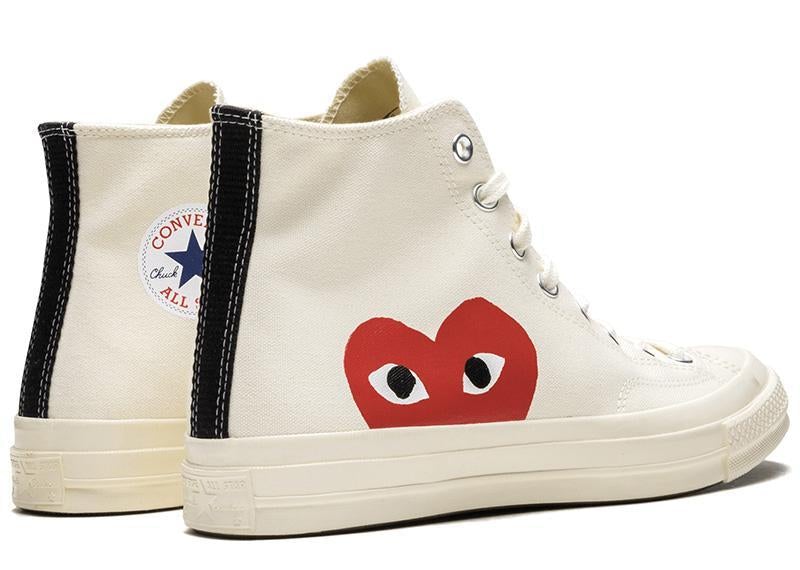 Converse Chuck Taylor All-Star 70s Hi Comme des Garcons PLAY White High
