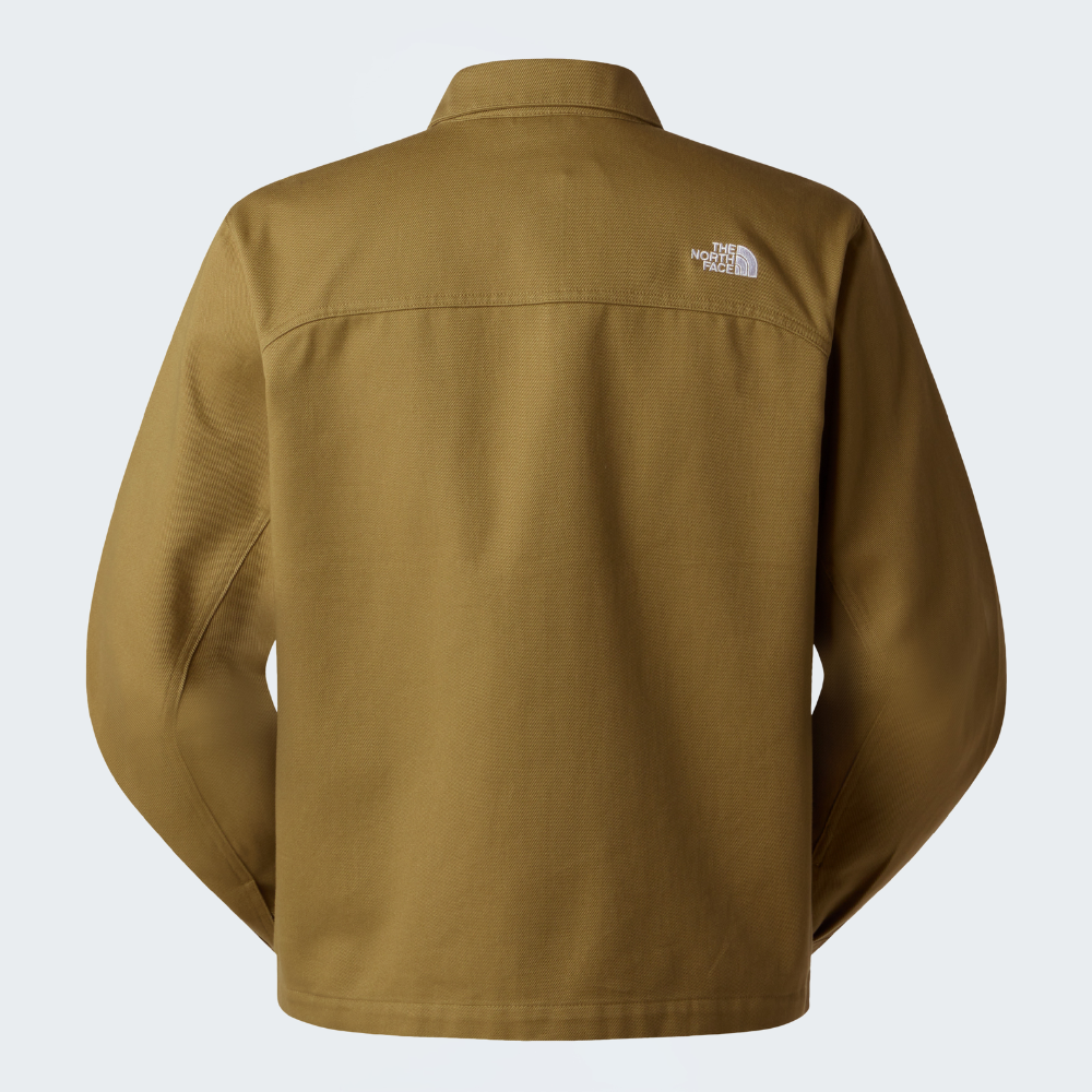 MEN'S TWILL COLLARED JACKET