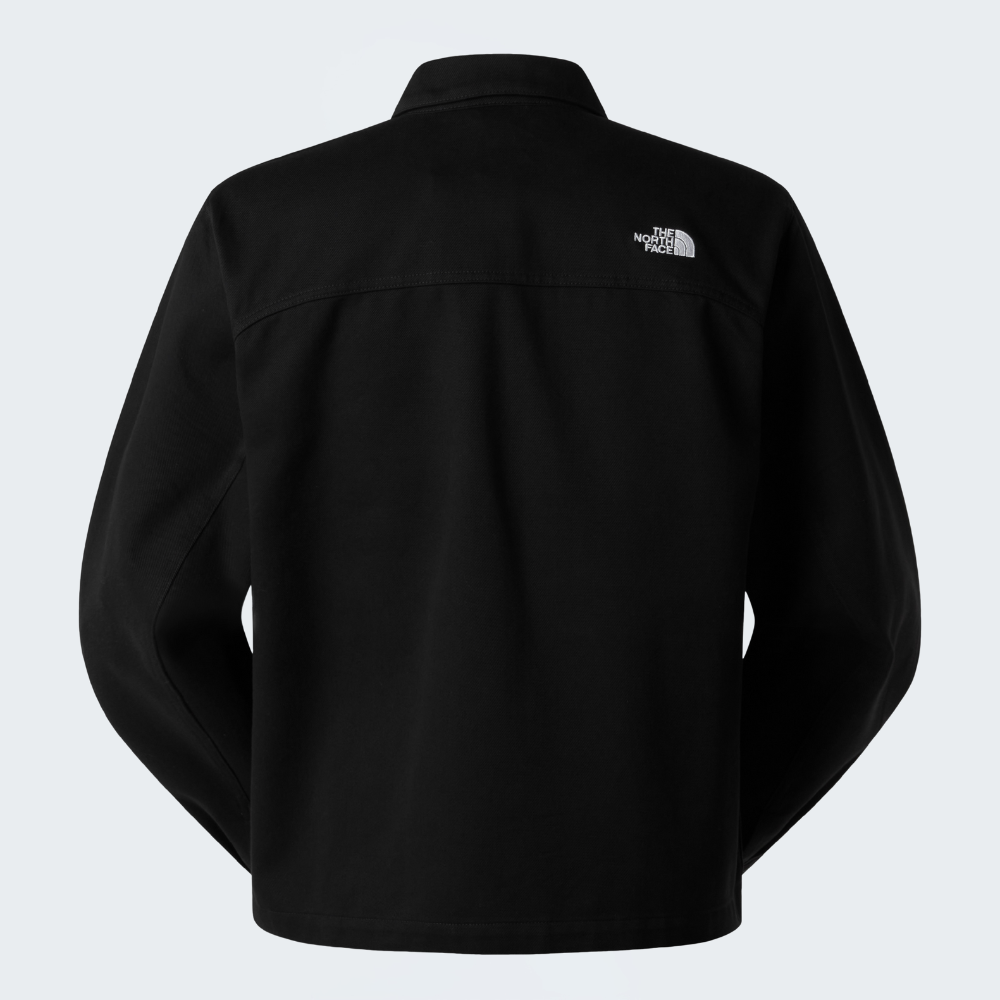 MEN'S TWILL COLLARED JACKET