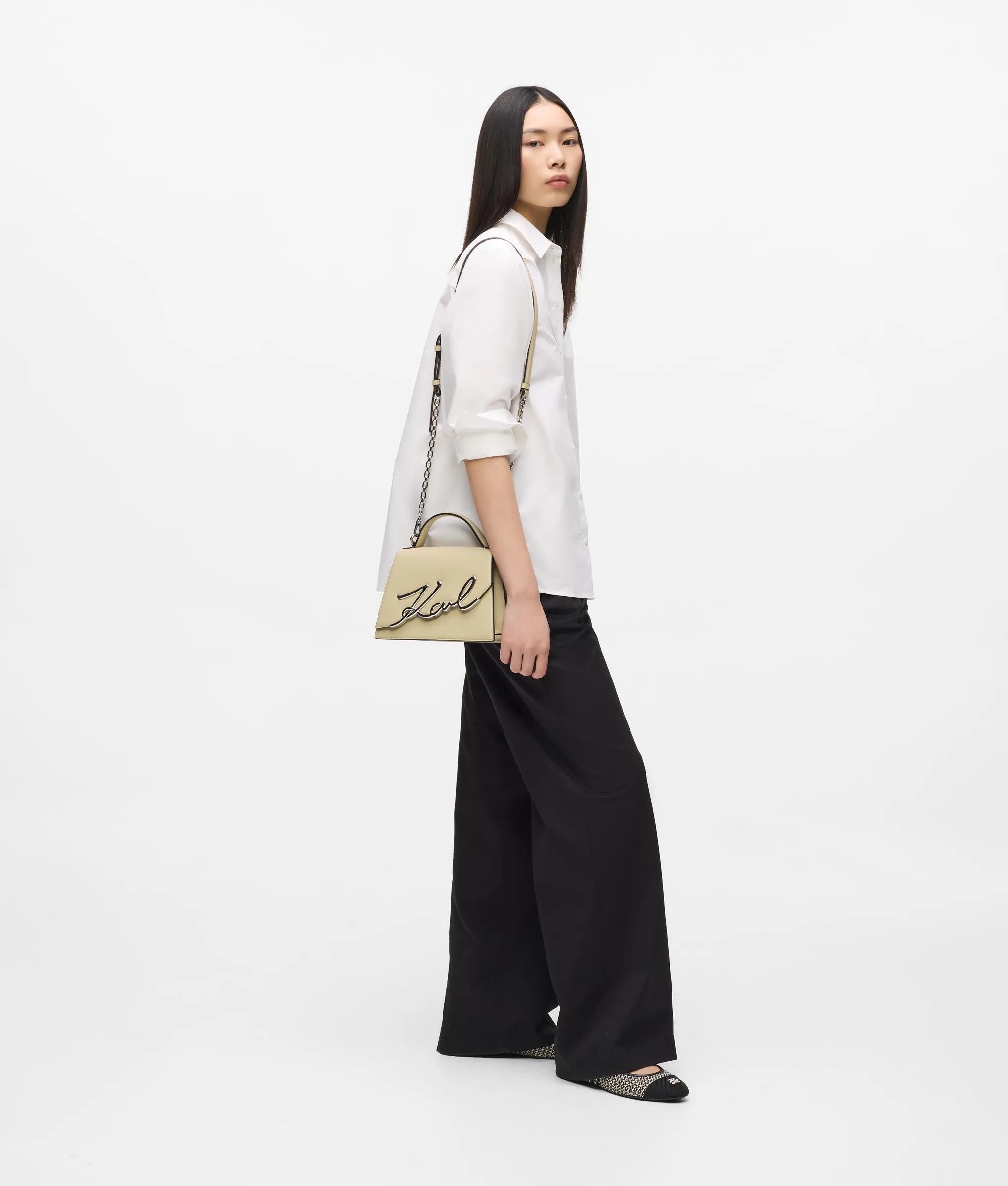 K/Signature medium crossbody bag