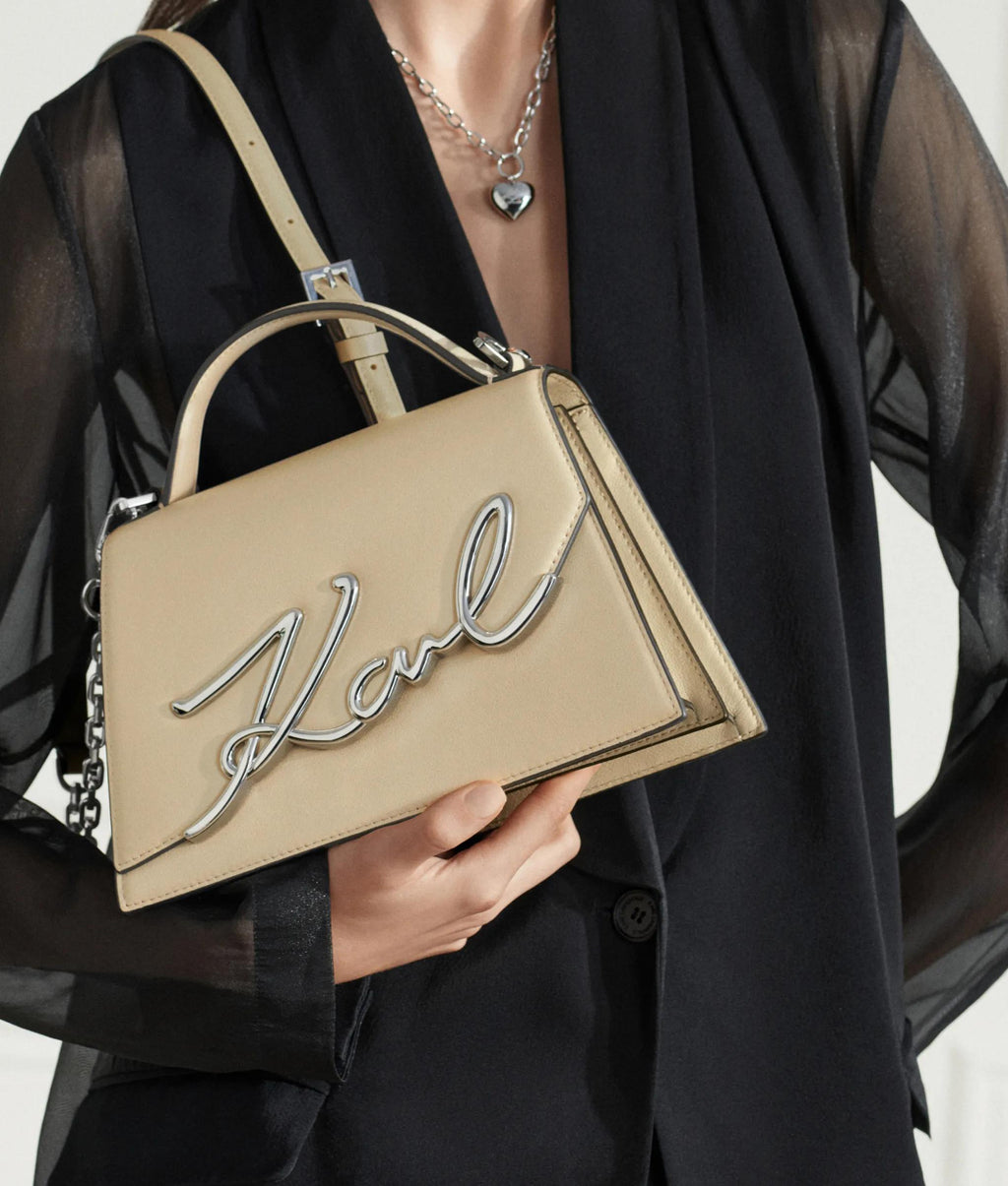 K/Signature medium crossbody bag