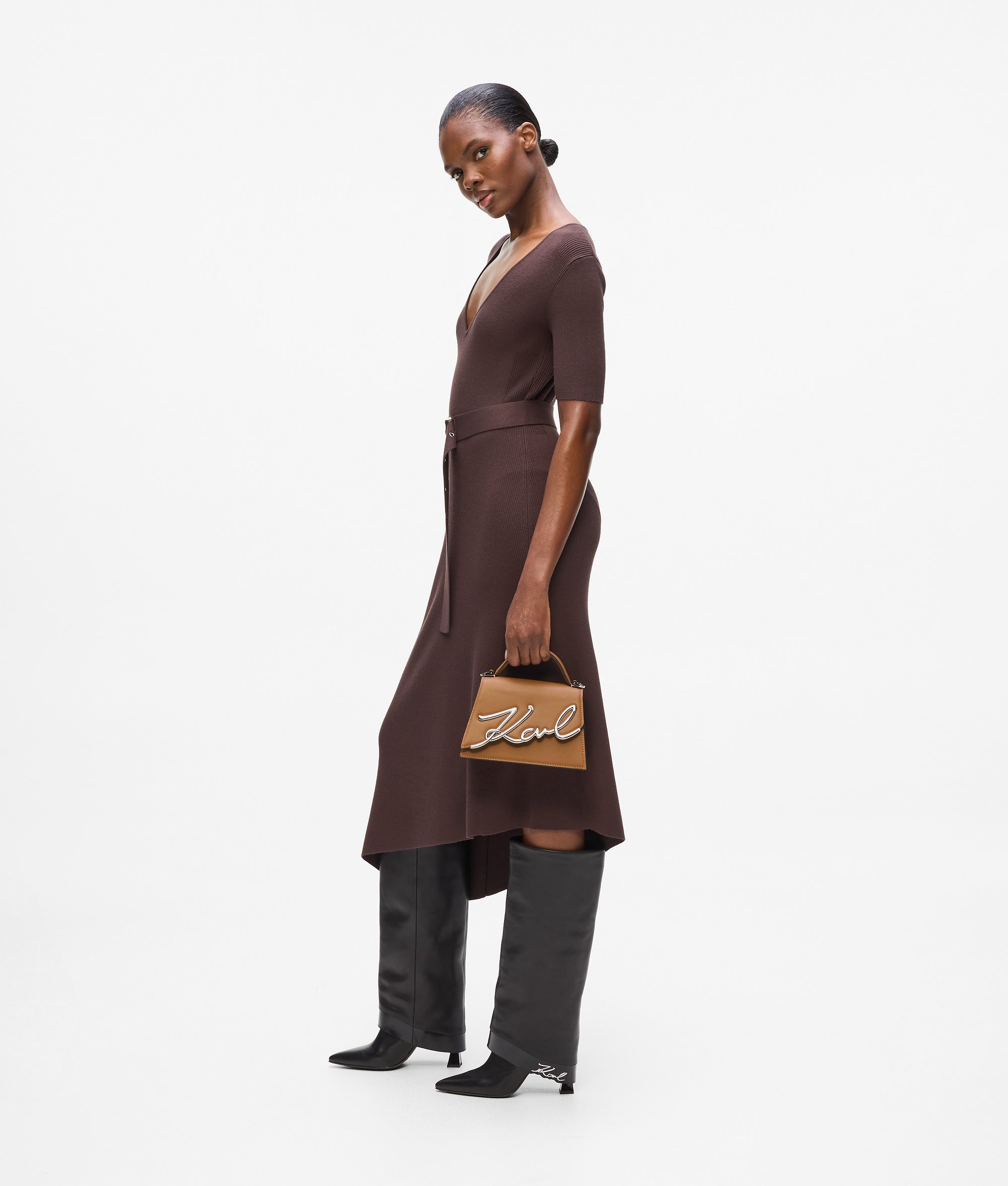 K/Signature small crossbody bag