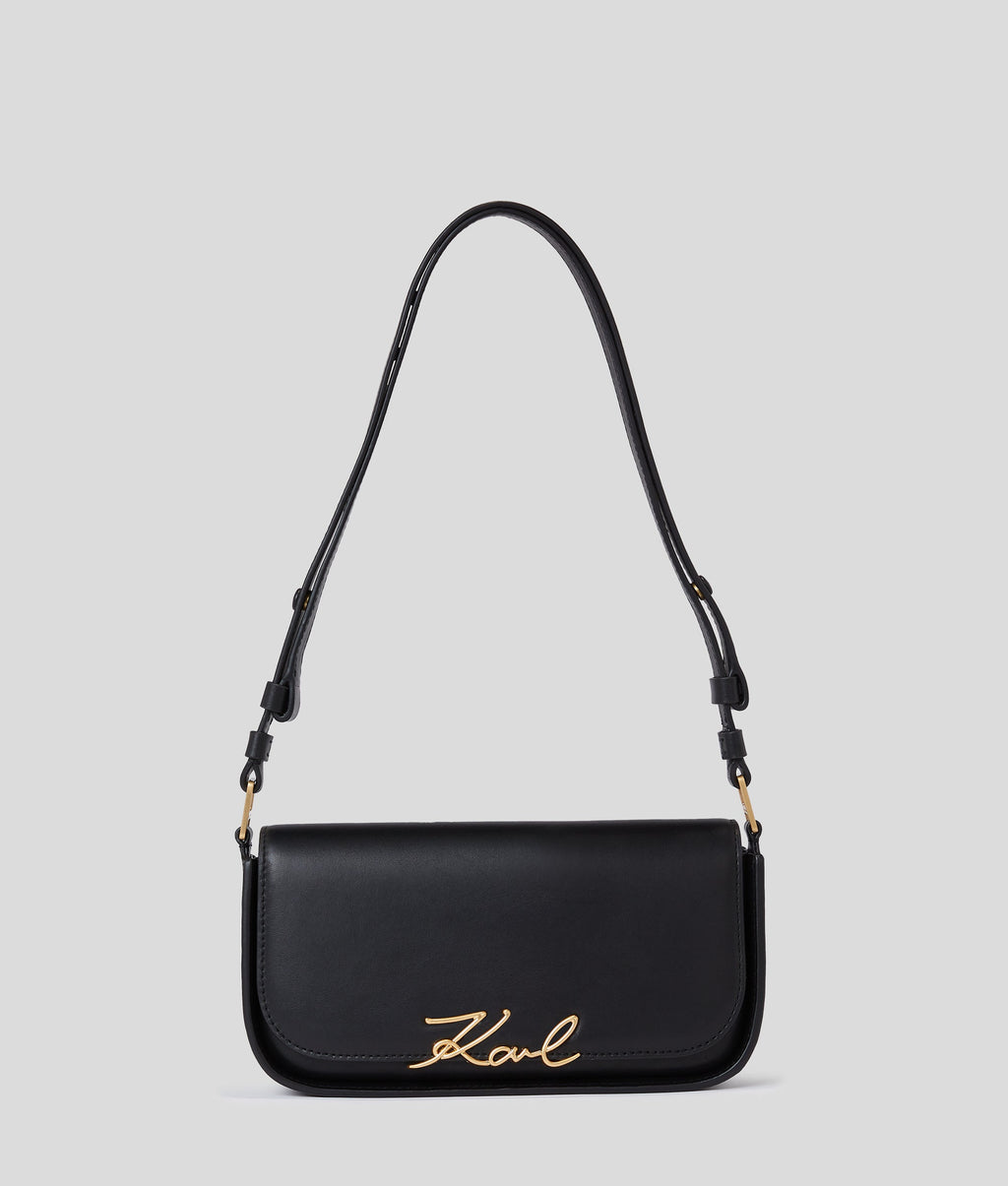 K/Signature two-way crossbody bag