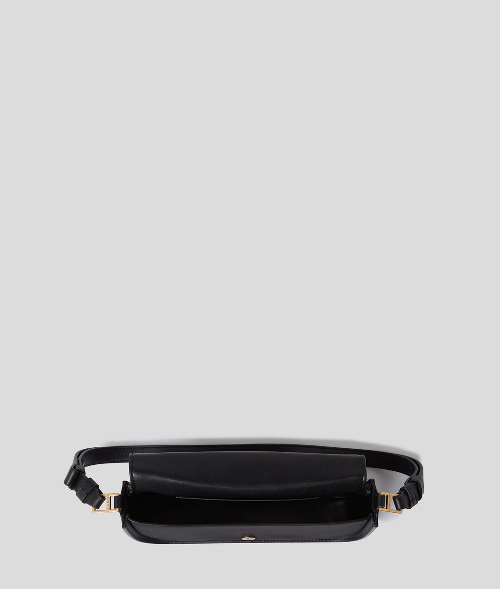 K/Signature two-way crossbody bag