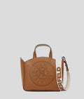 K/Circle perforated small tote bag