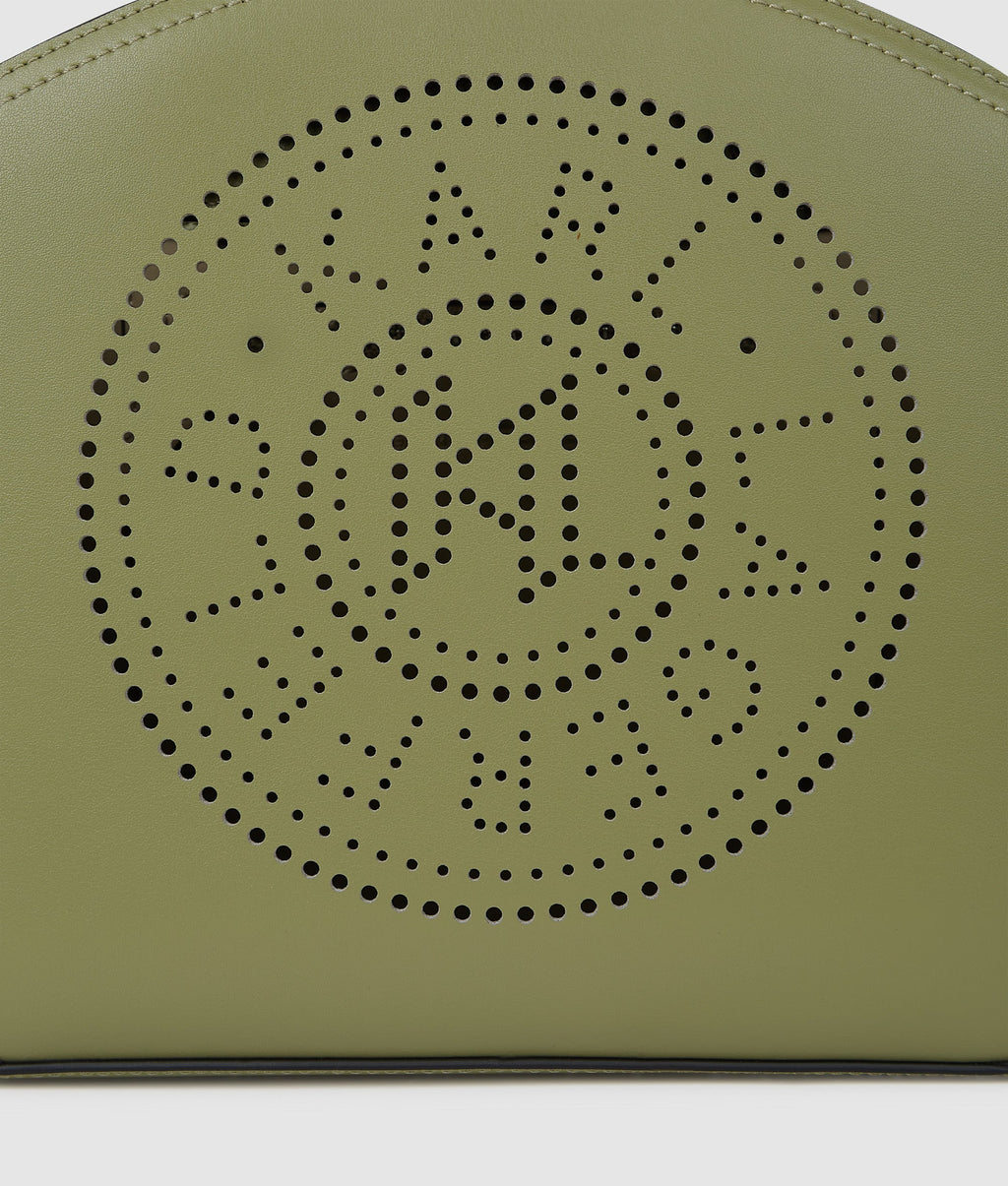 K/Circle perforated small tote bag