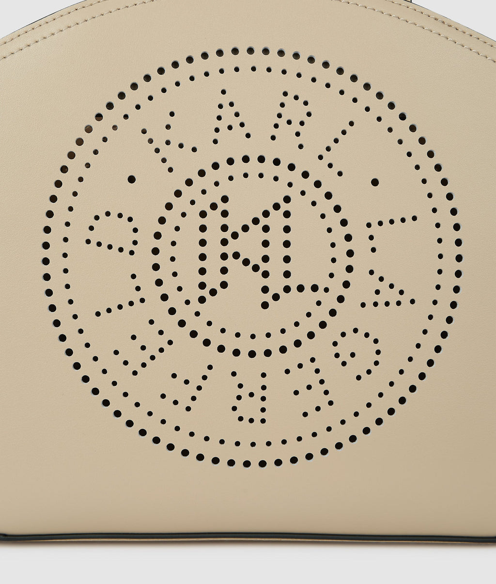 K/Circle perforated small tote bag