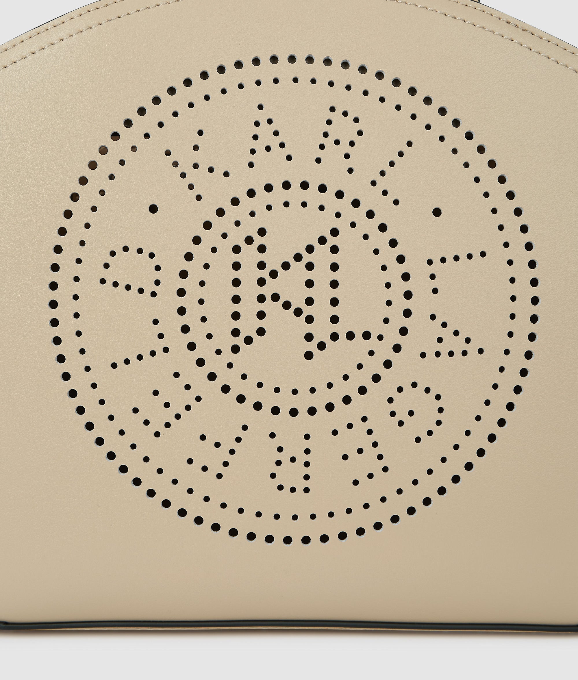 K/Circle perforated small tote bag