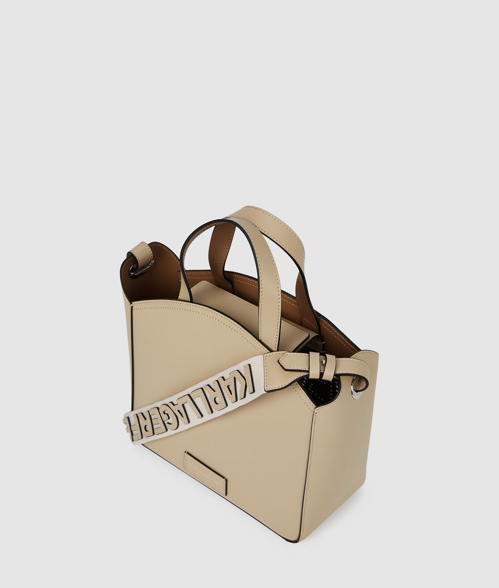 K/Circle perforated small tote bag