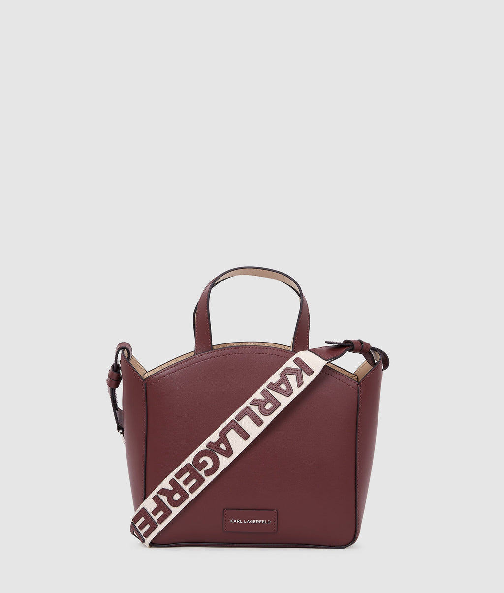 K/Circle perforated small tote bag