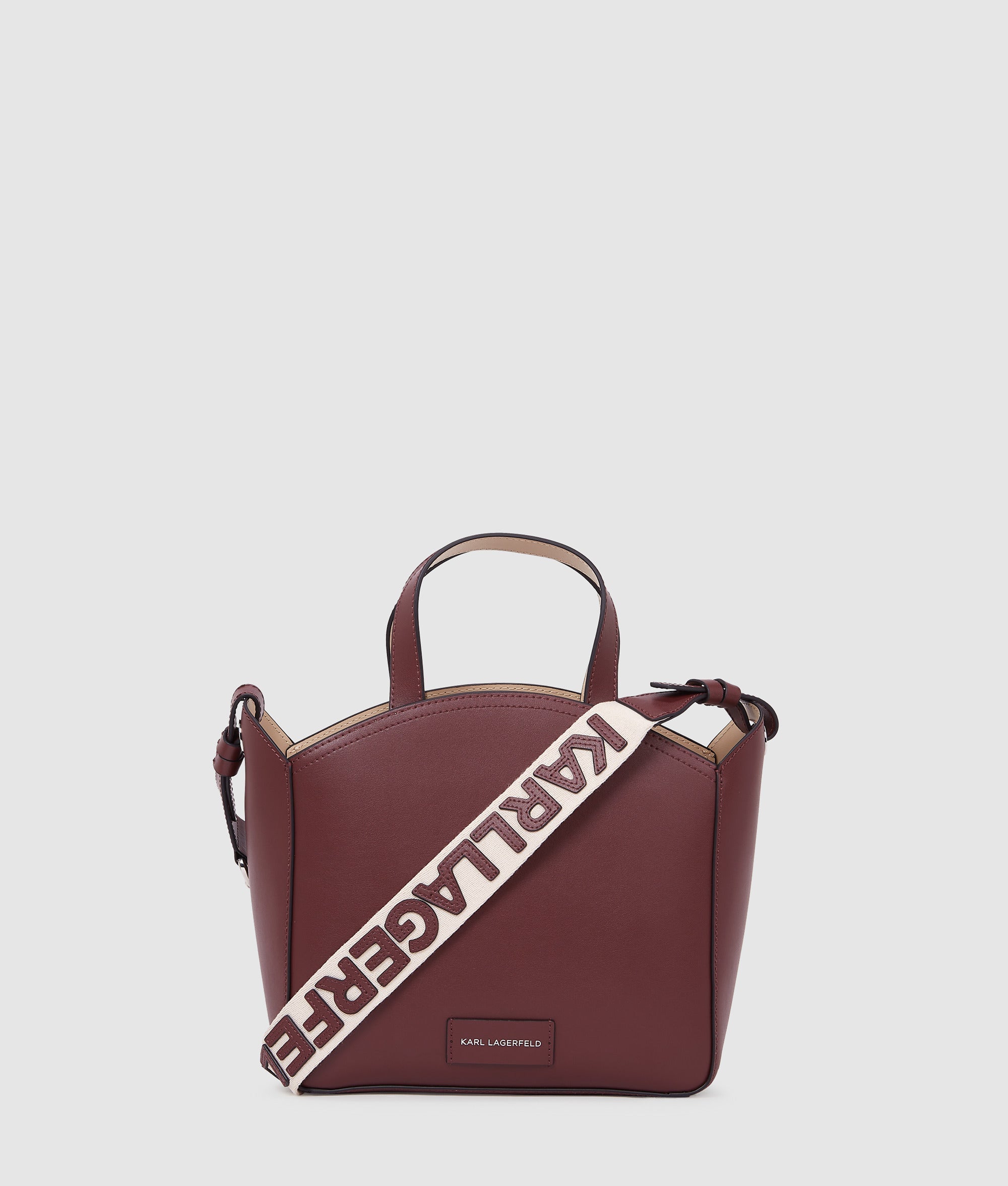K/Circle perforated small tote bag