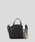 K/Circle perforated small tote bag
