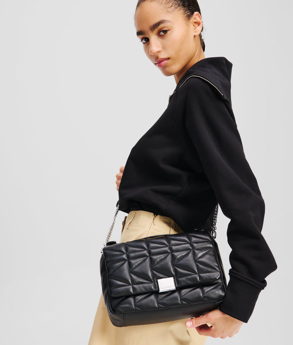 K/KUILT crossbody top handle bag