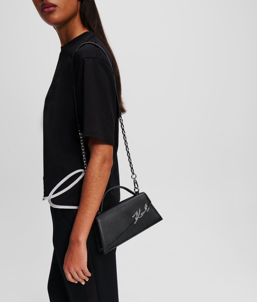 K/Signature slim crossbody bag