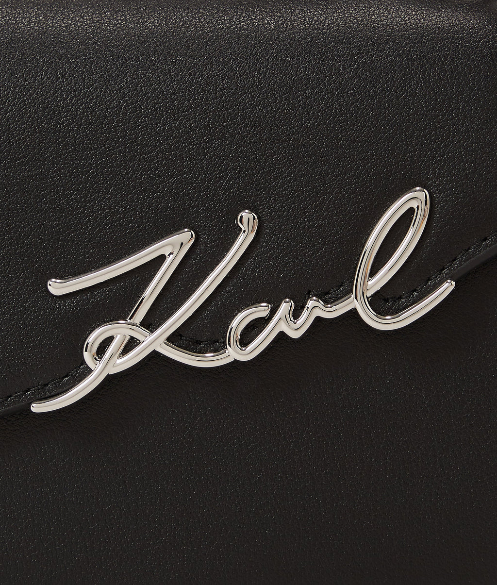 K/Signature slim crossbody bag