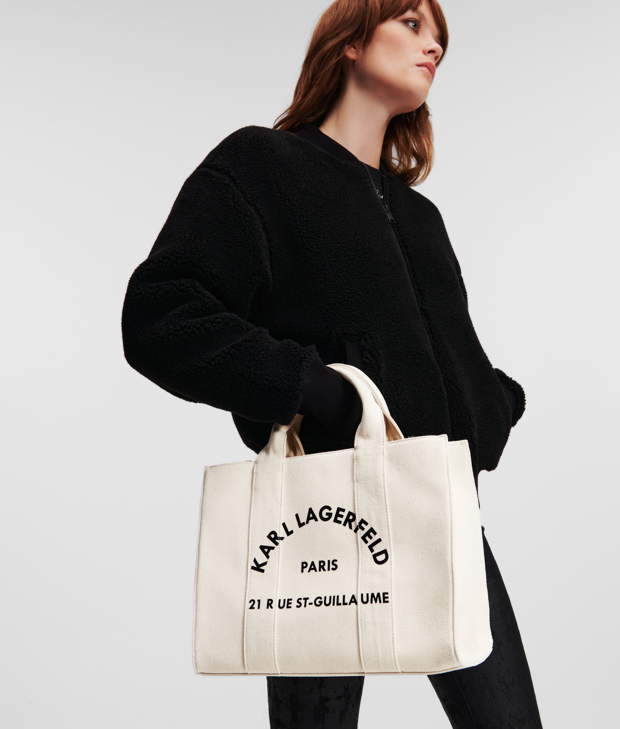 Rue St-Guillaume medium square tote bag