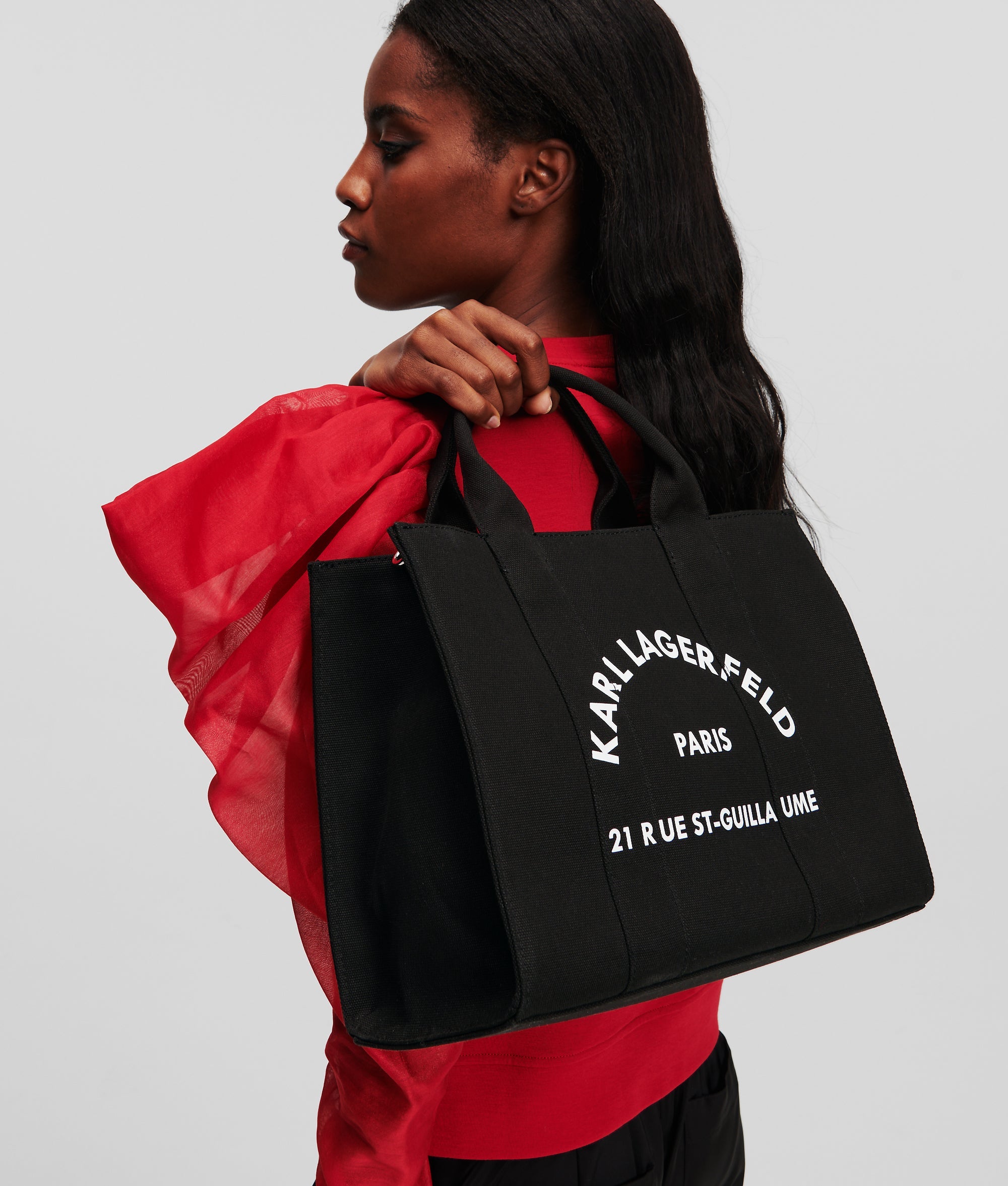Rue St-Guillaume medium square tote bag