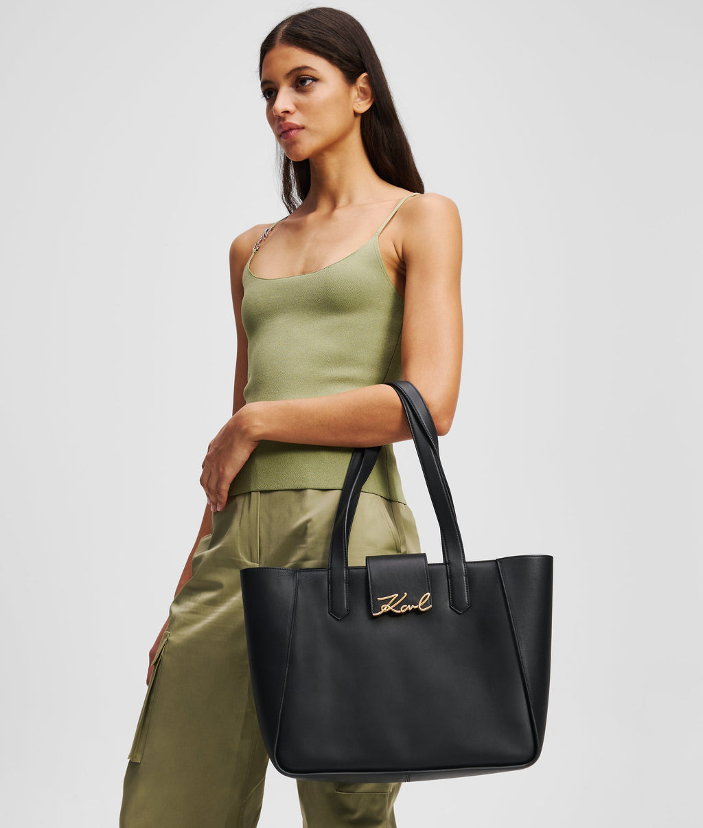 K/Signature medium tote bag