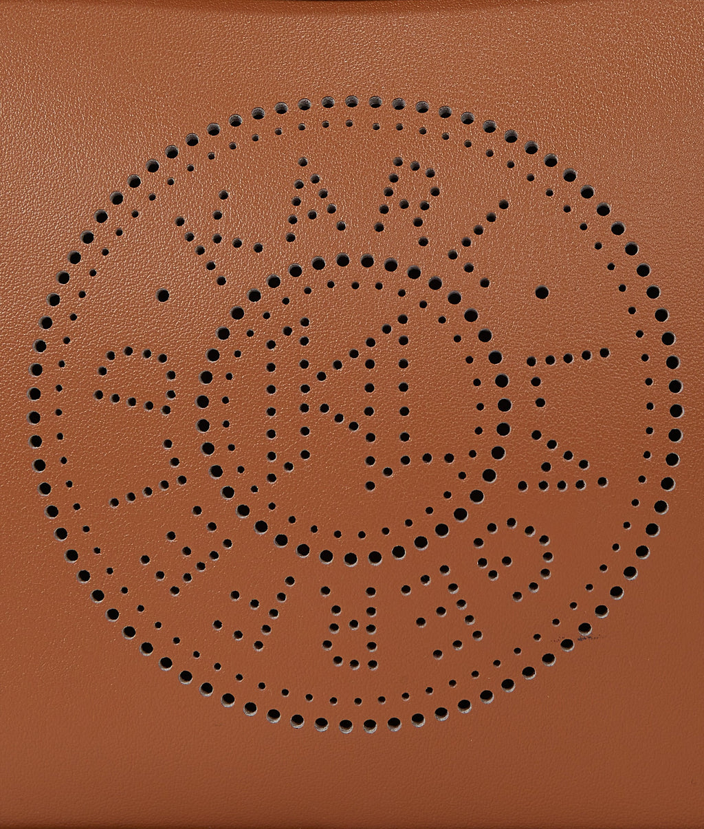 K/Circle perforated crossbody bag