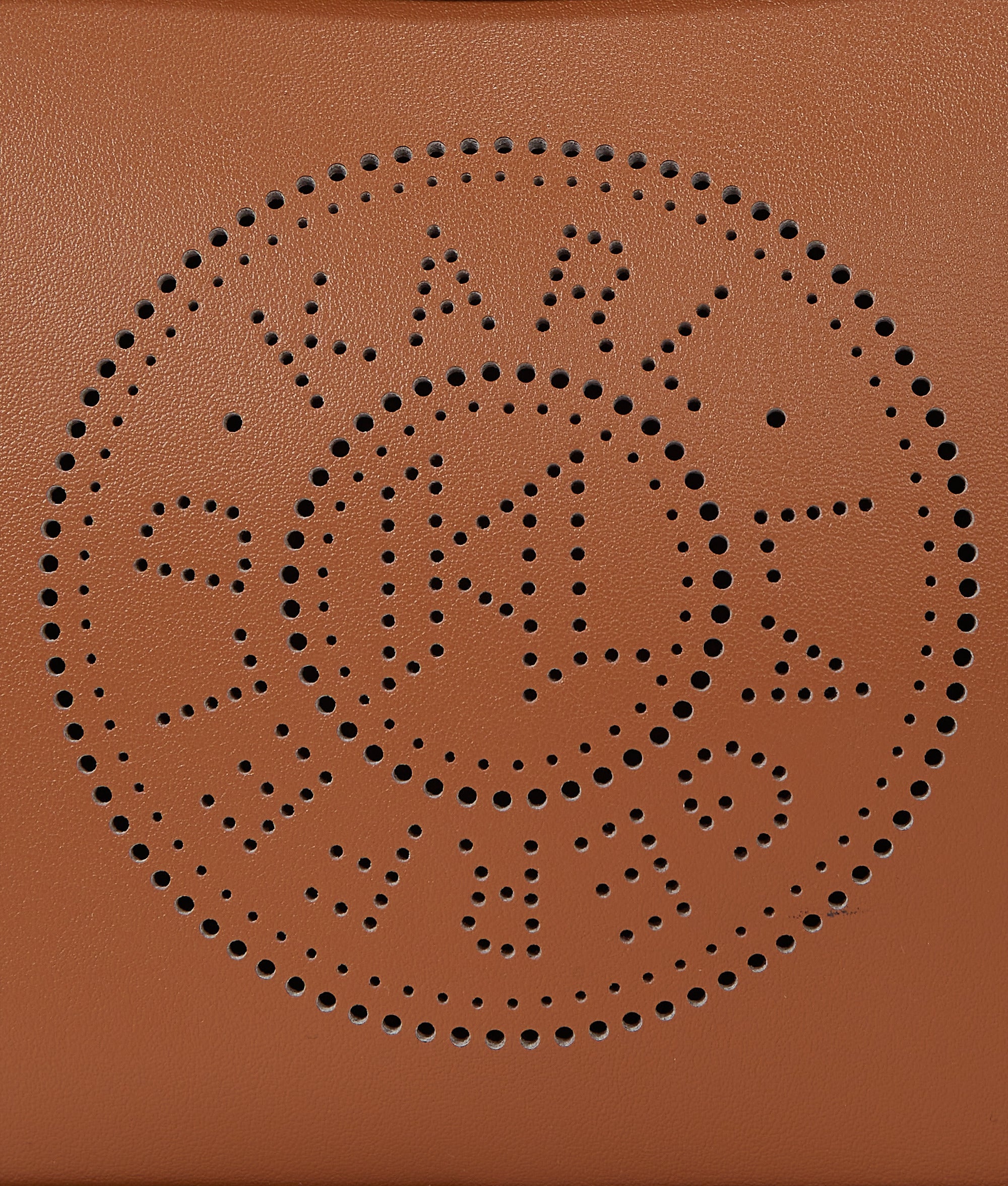K/Circle perforated crossbody bag