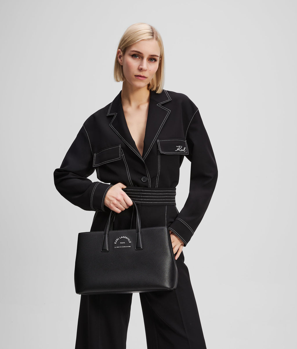 Rue St-Guillaume metal satchel bag