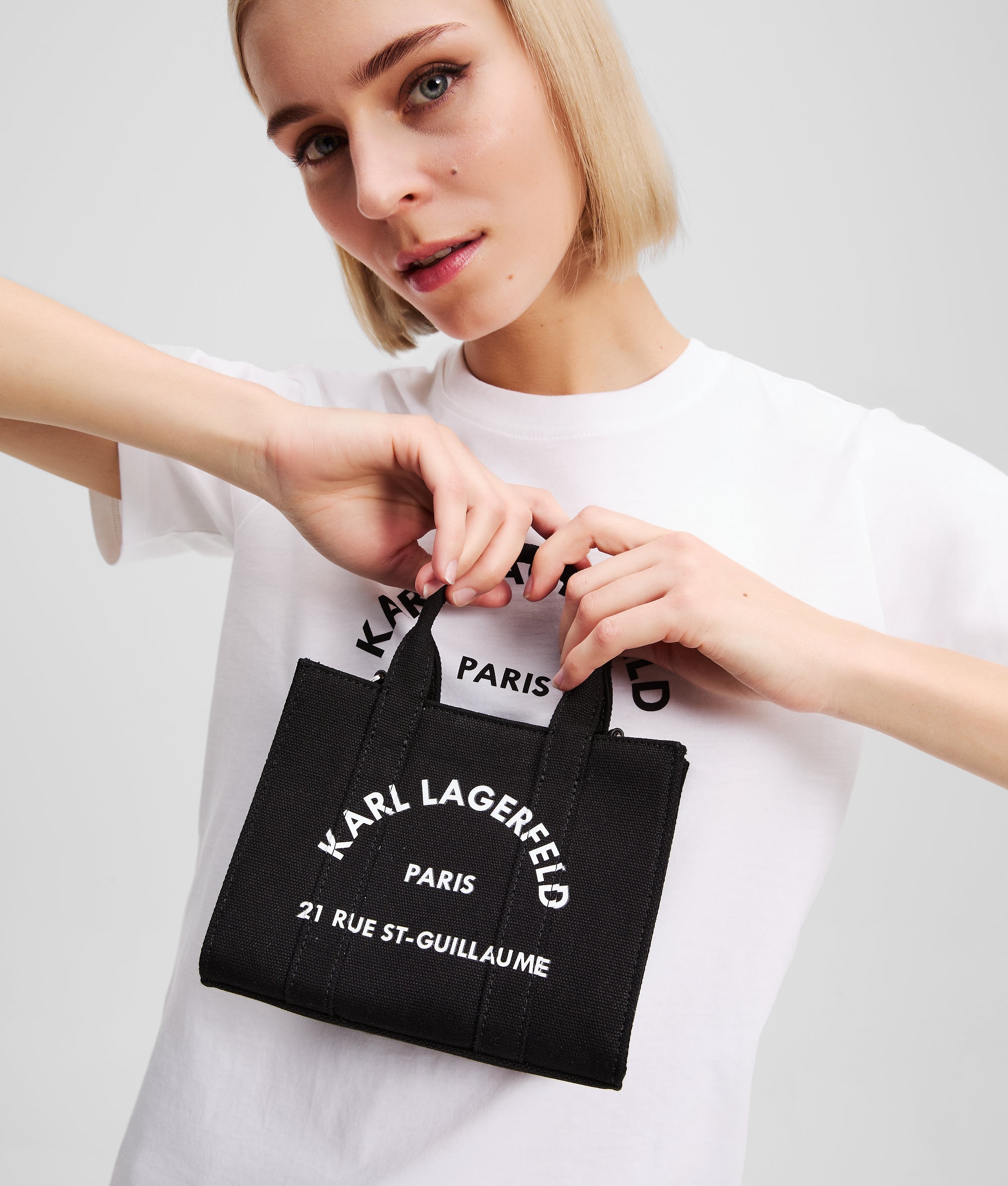 Rue St-Guillaume mini tote bag