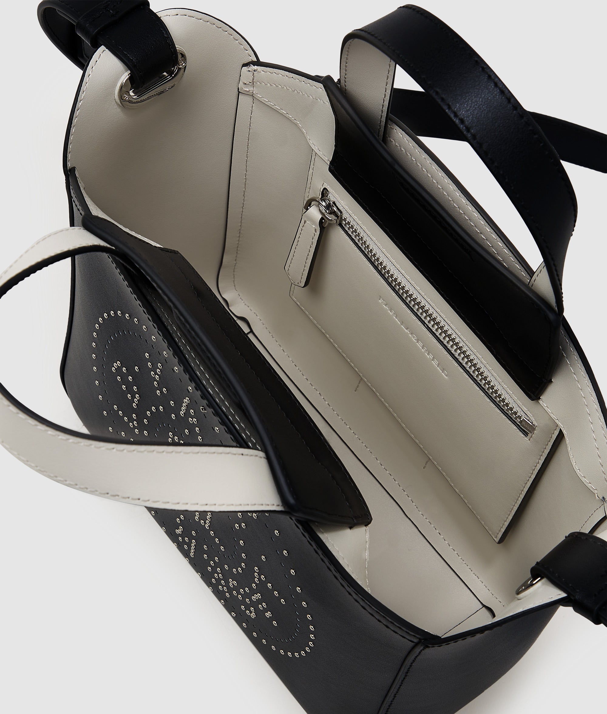 K/Circle small studded tote bag