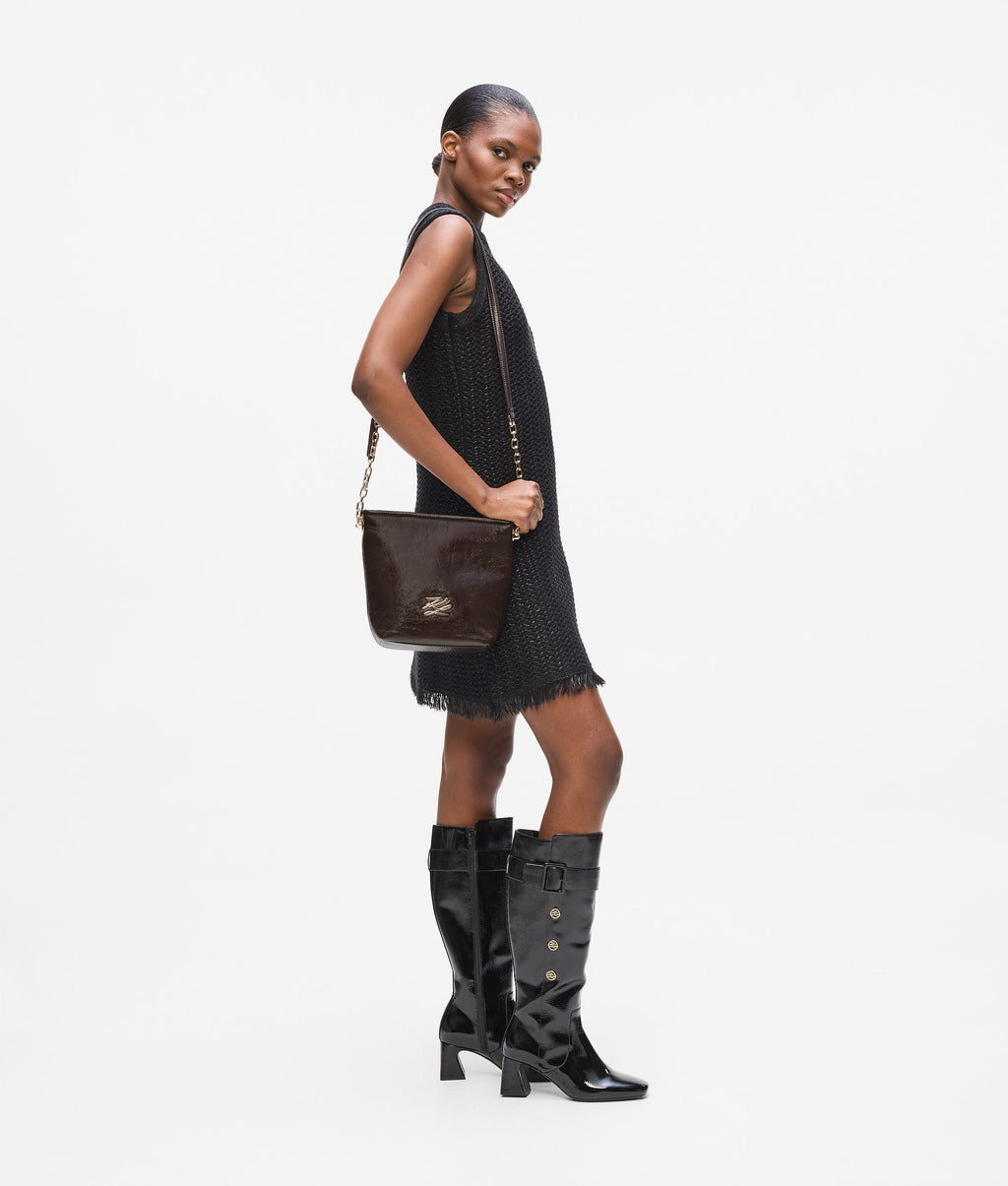 K/Autograph small glossy bucket bag