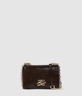 K/Autograph glossy crossbody bag