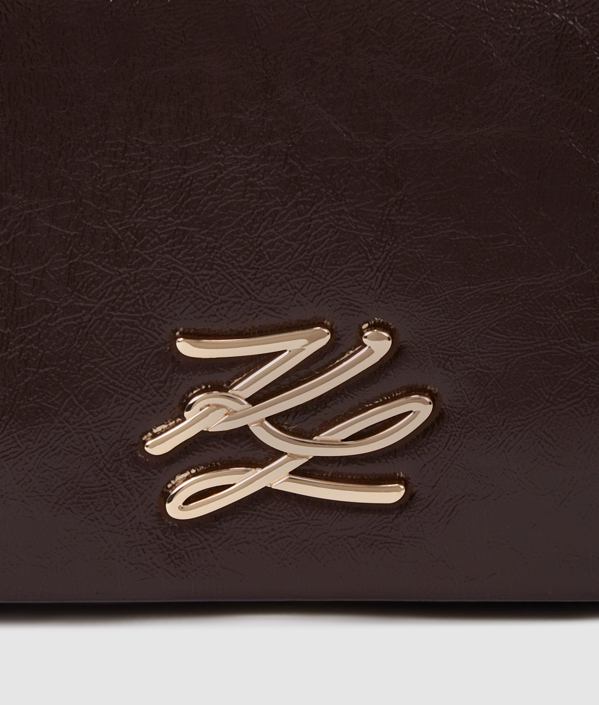 K/Autograph glossy crossbody bag