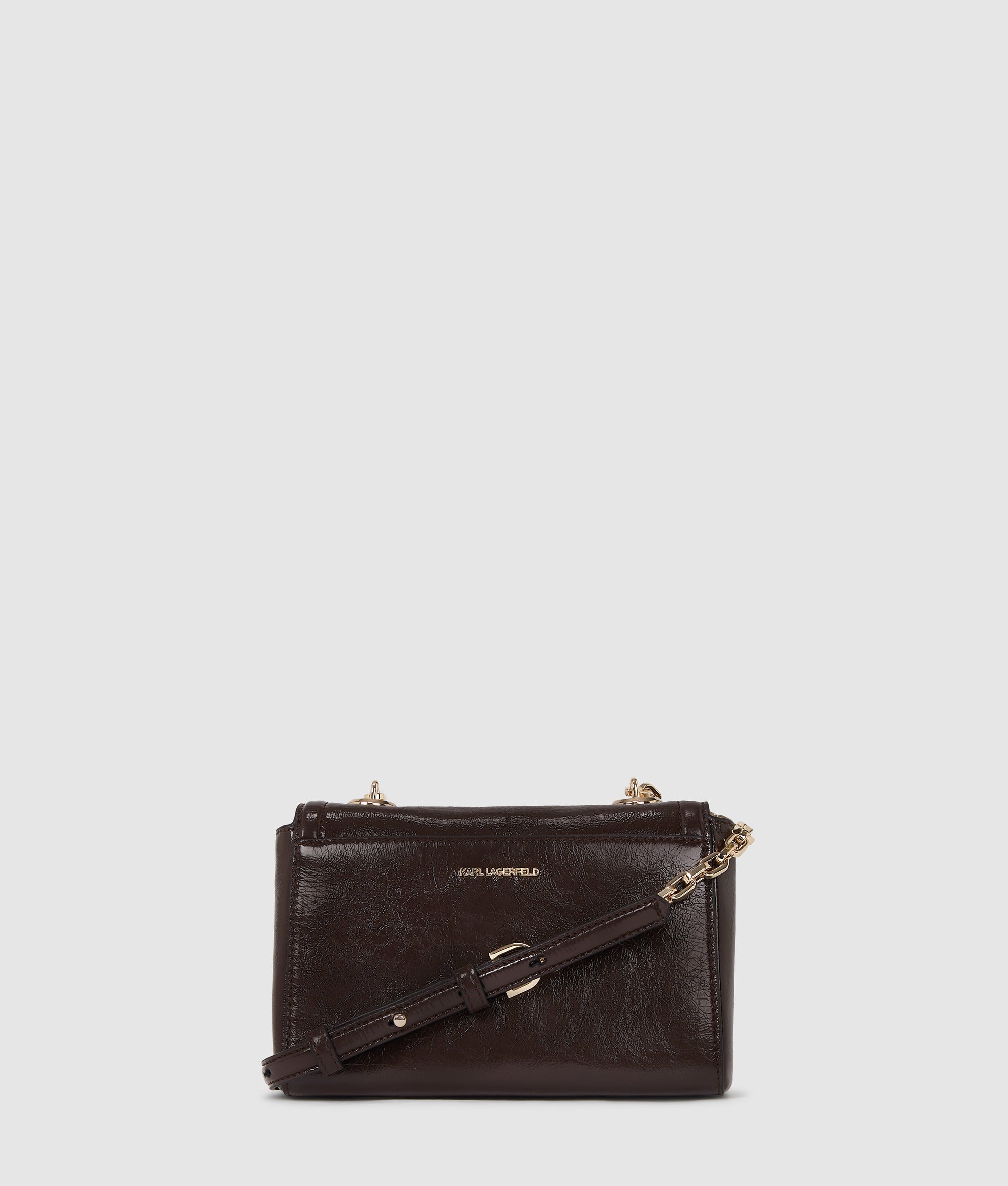 K/Autograph glossy crossbody bag